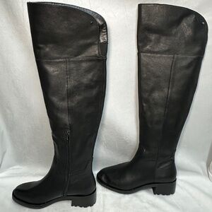 Vince Camuto Black Over the Knee Boots